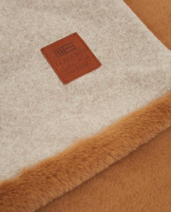 Faux Fur/Recycled Polyester Viscose Blanket (140x200) von Lexington