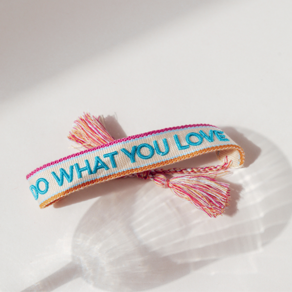 Statement Armband "DO WHAT YOU LOVE" von Josemma