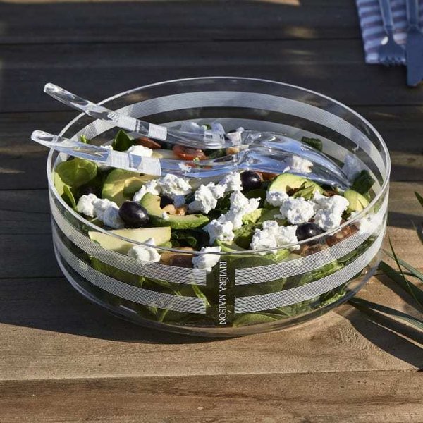 Summer Breeze Salad Bowl & Tosser von Rivièra Maison