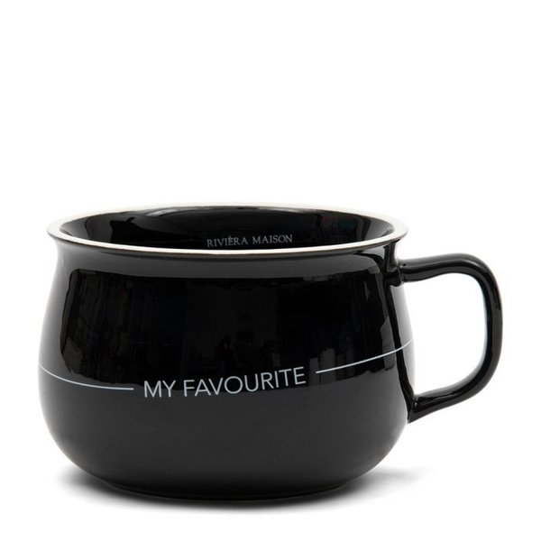 Suppenschüssel "My Favourite" in schwarz von Rivièra Maison