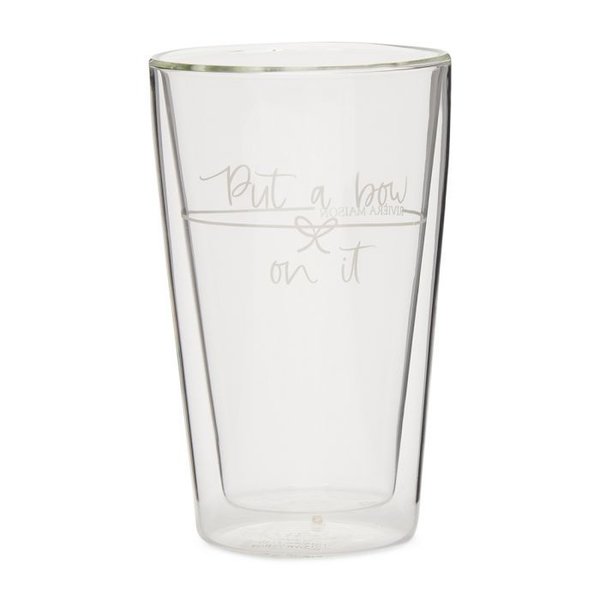 Teeglas "Put A Bow On It", doppelwandiges Glas von Rivièra Maison, Größe L